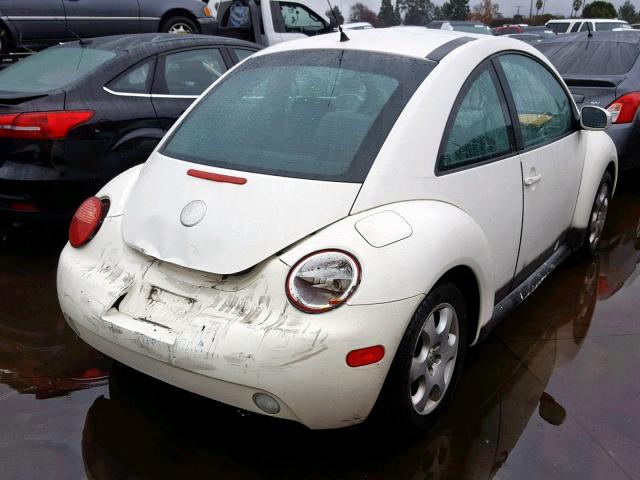 3VWCK21C73M444728 - 2003 VOLKSWAGEN NEW BEETLE თეთრი ფოტო 4