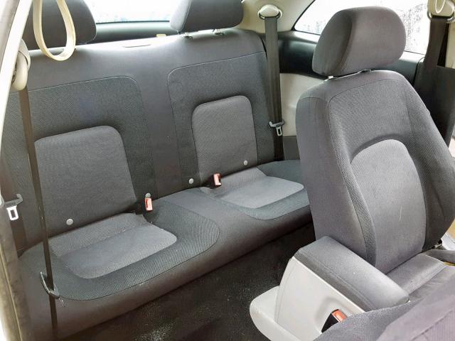 3VWCK21C73M444728 - 2003 VOLKSWAGEN NEW BEETLE თეთრი ფოტო 6