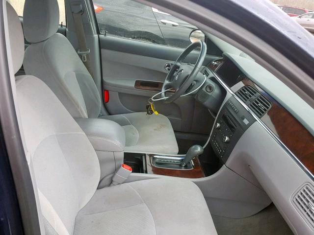 2G4WC582X71161373 - 2007 BUICK LACROSSE C BLUE photo 5