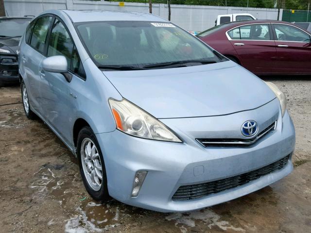 JTDZN3EU2C3054151 - 2012 TOYOTA PRIUS V BLUE photo 1