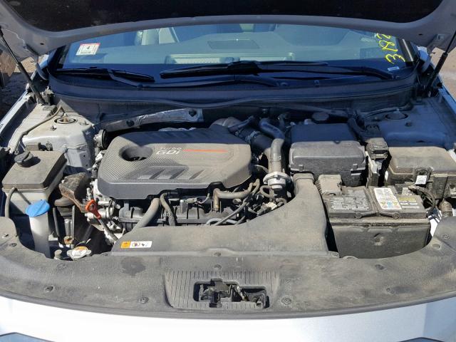 5NPE34AB1FH075421 - 2015 HYUNDAI SONATA SPO SILVER photo 7