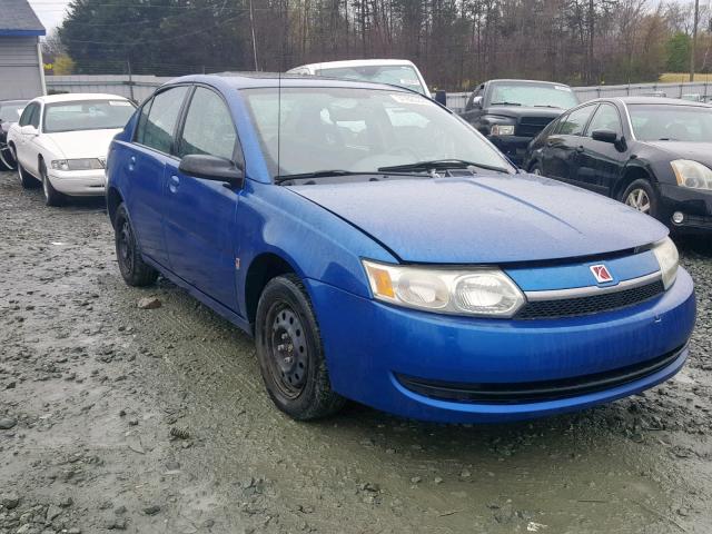 1G8AJ52F74Z111608 - 2004 SATURN ION BLUE photo 1