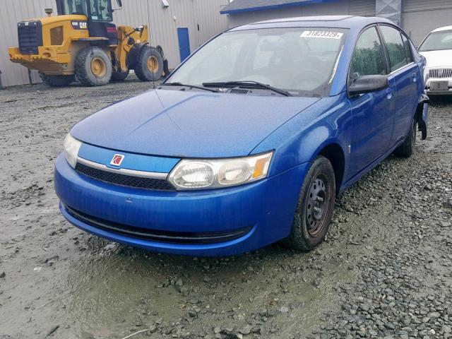 1G8AJ52F74Z111608 - 2004 SATURN ION BLUE photo 2