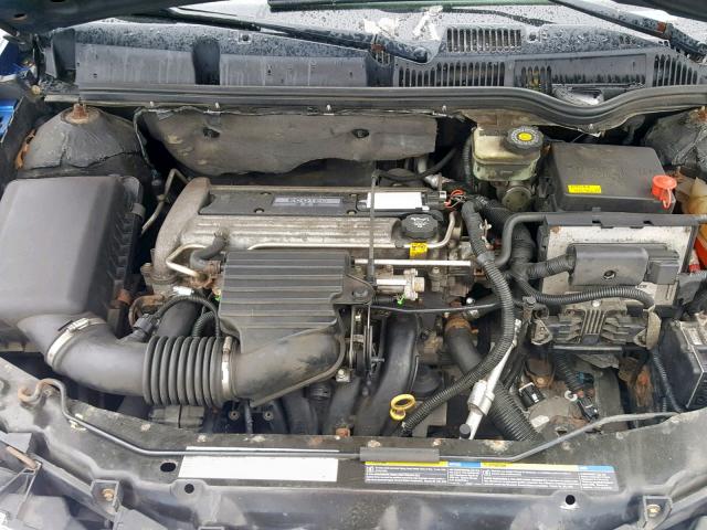 1G8AJ52F74Z111608 - 2004 SATURN ION BLUE photo 7