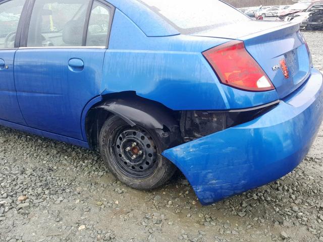 1G8AJ52F74Z111608 - 2004 SATURN ION BLUE photo 9