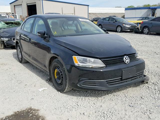 3VWLL7AJ7CM377928 - 2012 VOLKSWAGEN JETTA TDI BLACK photo 1