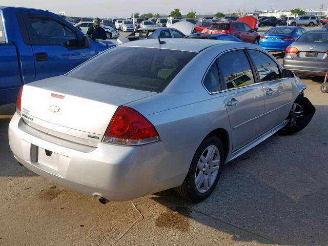 2G1WB5E30G1141338 - 2016 CHEVROLET IMPALA LIM SILVER photo 4