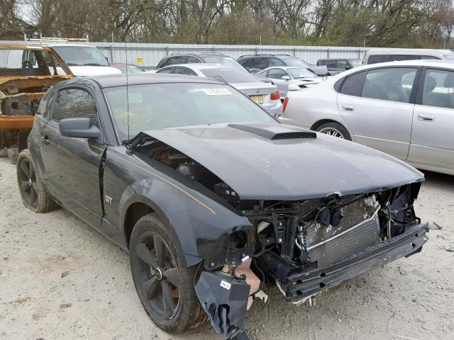 1ZVFT82H475274332 - 2007 FORD MUSTANG GT BLACK photo 1