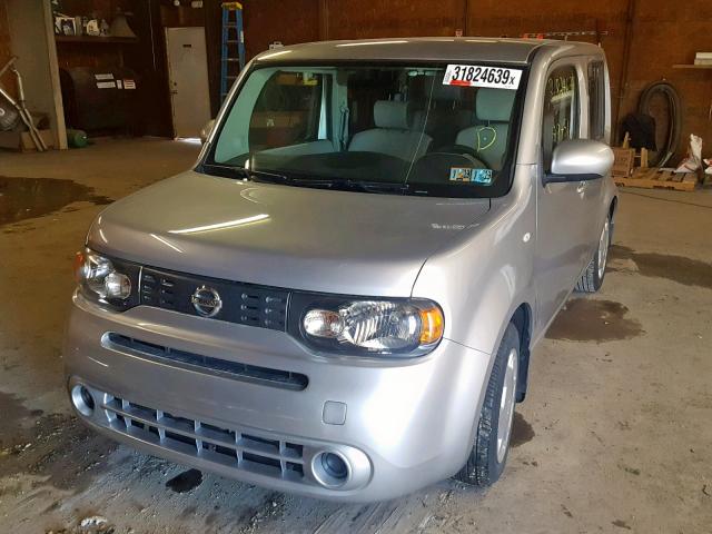 JN8AZ28R79T124081 - 2009 NISSAN CUBE BASE SILVER photo 2