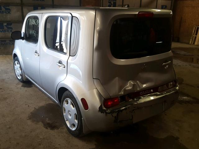 JN8AZ28R79T124081 - 2009 NISSAN CUBE BASE SILVER photo 3