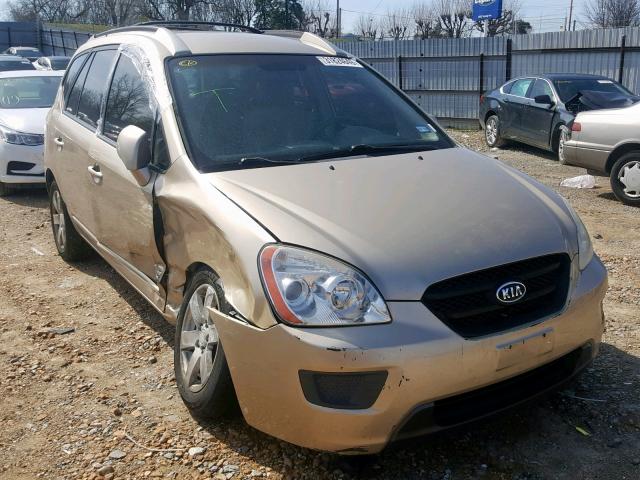 KNAFG525377080629 - 2007 KIA RONDO BASE TAN photo 1