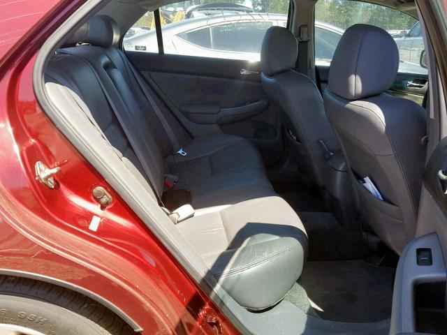 1HGCM66583A040706 - 2003 HONDA ACCORD MAROON photo 6