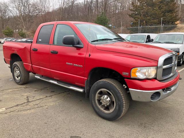 3D7KU28D73G781024 - 2003 DODGE RAM 2500 S RED photo 1