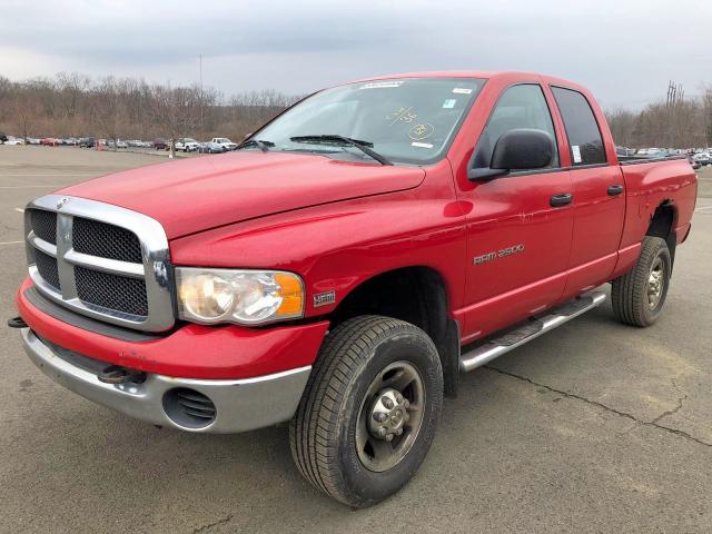 3D7KU28D73G781024 - 2003 DODGE RAM 2500 S RED photo 2