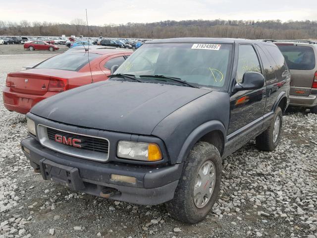 1GKCT18W7VK514169 - 1997 GMC JIMMY BLACK photo 2