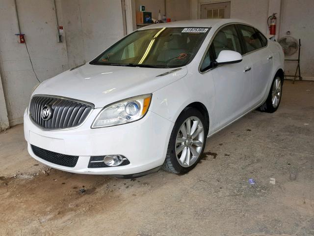 1G4PR5SK5D4221457 - 2013 BUICK VERANO CON WHITE photo 2