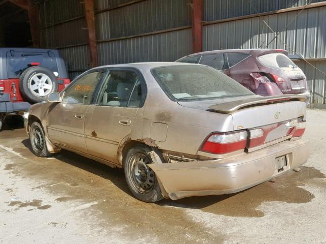 1NXBB02E6VZ604434 - 1997 TOYOTA COROLLA DX GOLD photo 3