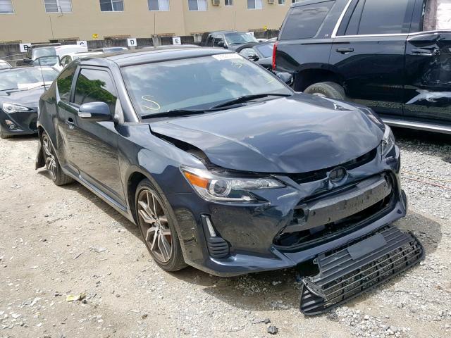JTKJF5C73GJ016554 - 2016 TOYOTA SCION TC BLACK photo 1