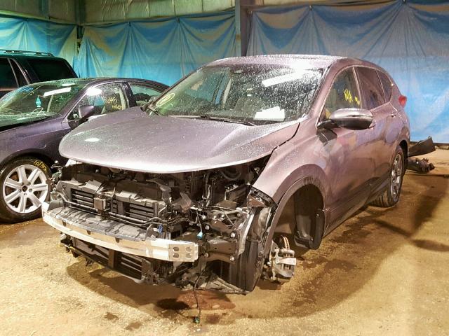 7FARW2H81JE045998 - 2018 HONDA CR-V EXL GRAY photo 2