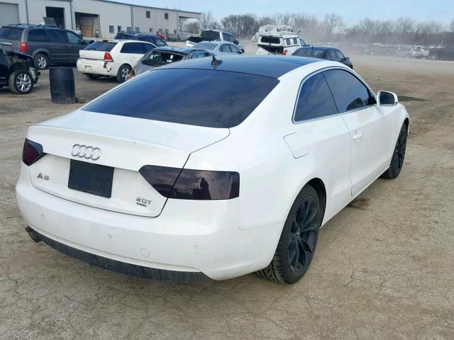 WAUVFAFRXDA000861 - 2013 AUDI A5 PRESTIG WHITE photo 4