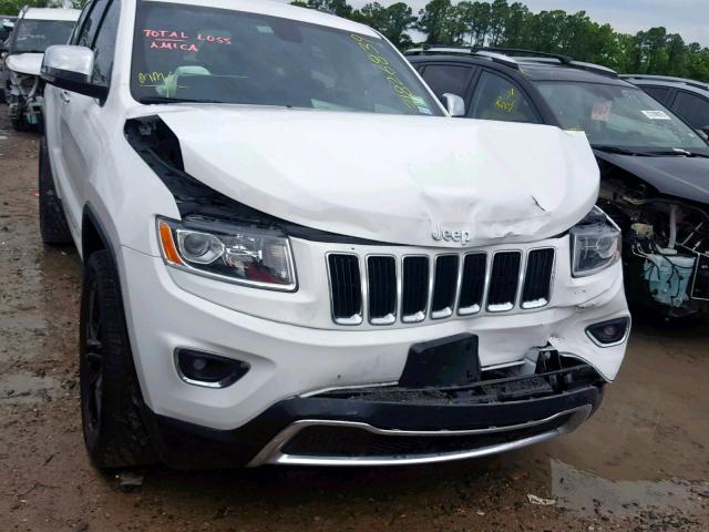 1C4RJEBG0FC242385 - 2015 JEEP GRAND CHER WHITE photo 9