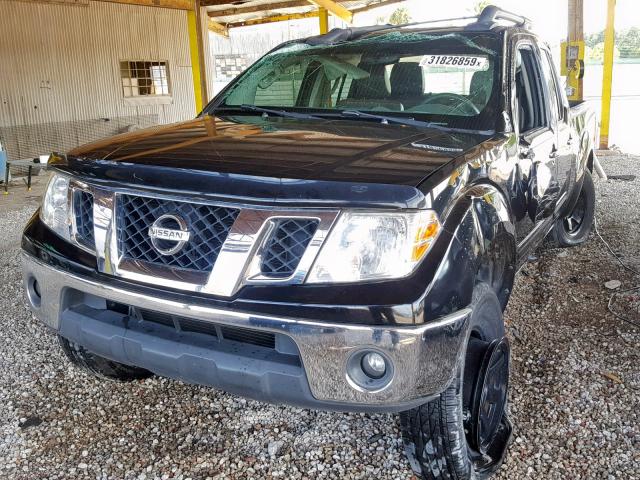 1N6AD0FR8CC438019 - 2012 NISSAN FRONTIER S BLACK photo 2