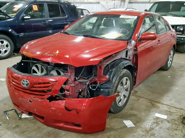 JTNBE46K773068357 - 2007 TOYOTA CAMRY NEW RED photo 2