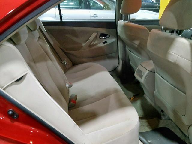 JTNBE46K773068357 - 2007 TOYOTA CAMRY NEW RED photo 6