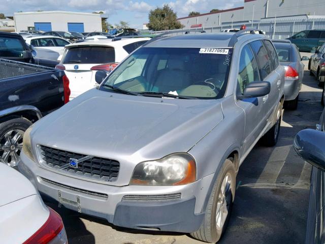 YV1CZ91H931021076 - 2003 VOLVO XC90 T6 SILVER photo 2