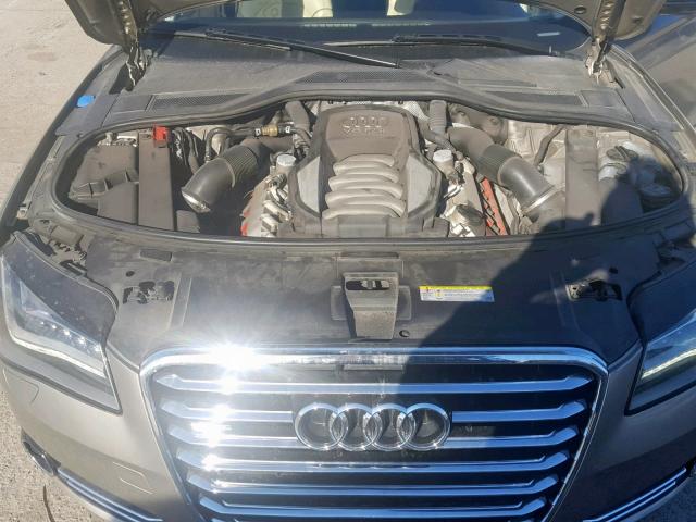 WAURVAFD9BN005127 - 2011 AUDI A8 L QUATT GOLD photo 7