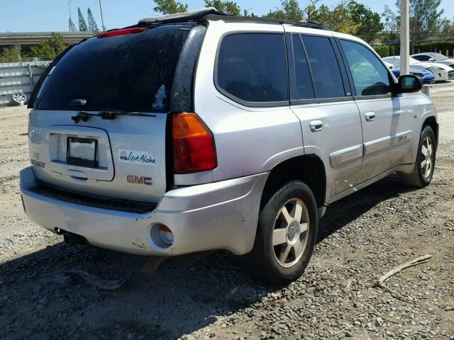 1GKDS13S142431489 - 2004 GMC ENVOY SILVER photo 4