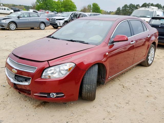 1G1ZK577X8F253989 - 2008 CHEVROLET MALIBU LTZ 红色 照片 2