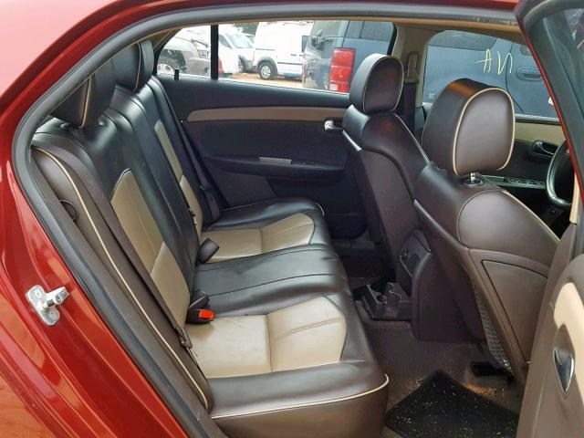1G1ZK577X8F253989 - 2008 CHEVROLET MALIBU LTZ 红色 照片 6