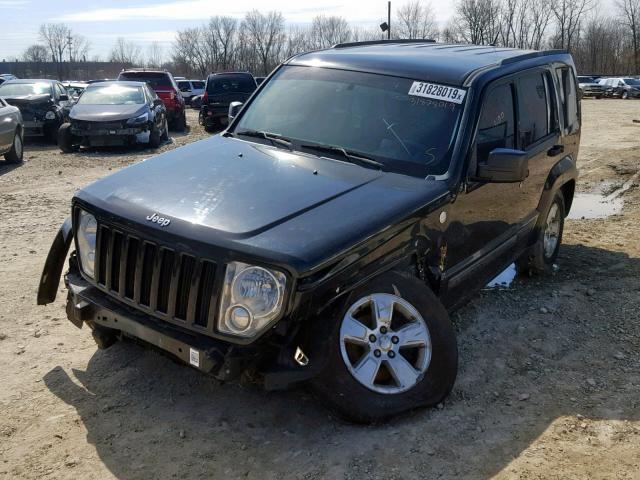 1J4PN2GK3BW507214 - 2011 JEEP LIBERTY SP BLACK photo 2