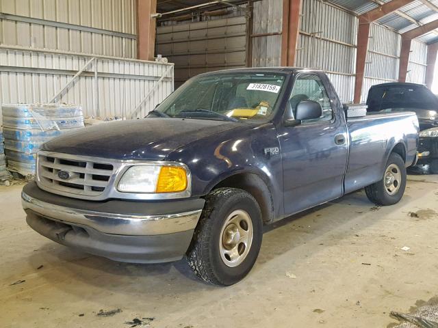 2FTRF17294CA13797 - 2004 FORD F-150 HERI BLUE photo 2