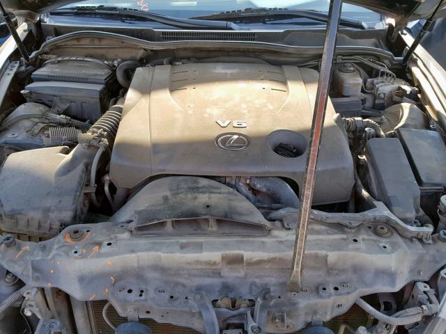 JTHBK262X65000606 - 2006 LEXUS IS 250 GRAY photo 7