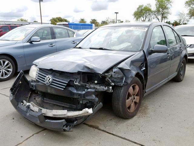 3VWSE69M93M151811 - 2003 VOLKSWAGEN JETTA GLS GRAY photo 2