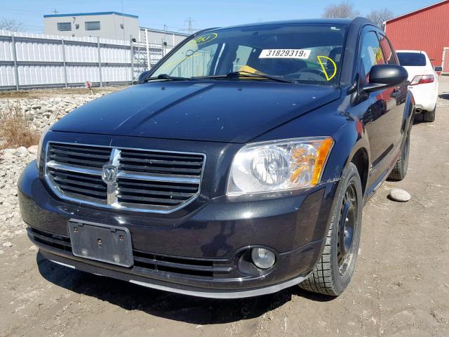 1B3HB48B48D505197 - 2008 DODGE CALIBER SX BLACK photo 2