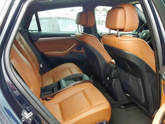 5UXFG43508LJ36545 - 2008 BMW X6 XDRIVE3 BLUE photo 6