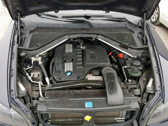5UXFG43508LJ36545 - 2008 BMW X6 XDRIVE3 BLUE photo 7