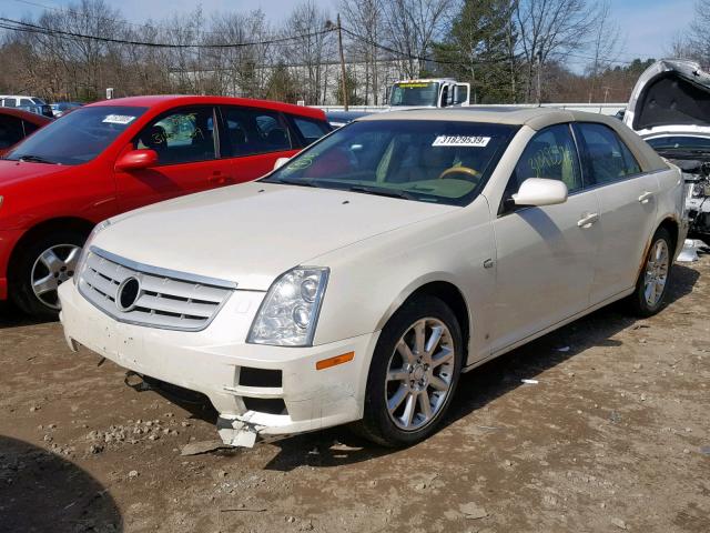 1G6DC67A950219107 - 2005 CADILLAC STS WHITE photo 2