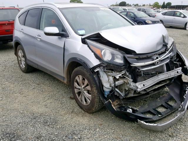 2HKRM4H70CH635036 - 2012 HONDA CR-V EXL WHITE photo 1