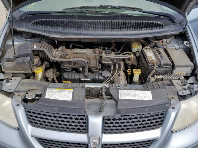 2D4GP44L73R235384 - 2003 DODGE GRAND CARA BLUE photo 7