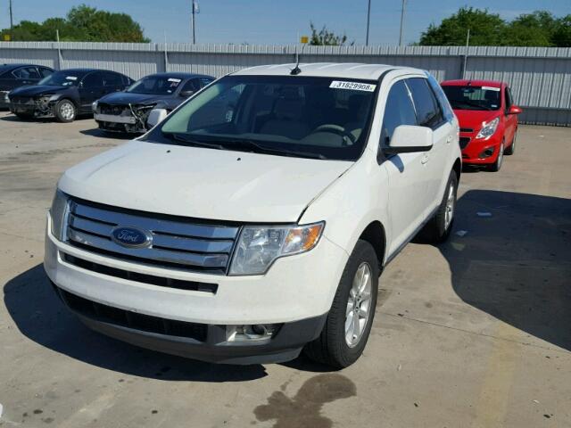 2FMDK3JC1ABA46096 - 2010 FORD EDGE SEL WHITE photo 2