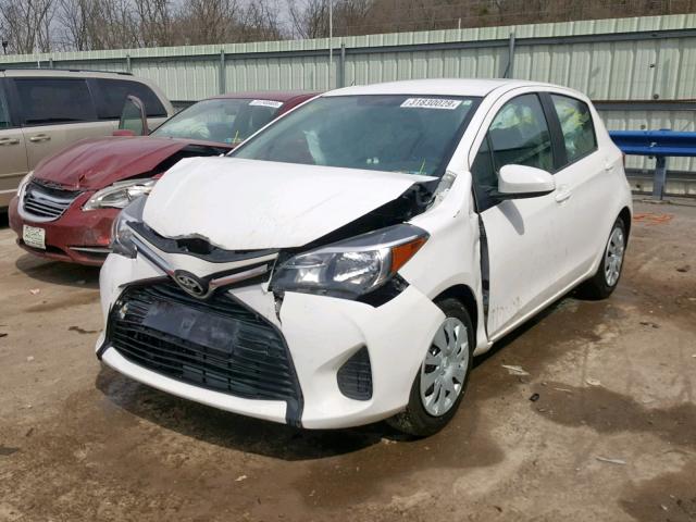 VNKKTUD30GA061081 - 2016 TOYOTA YARIS L WHITE photo 2