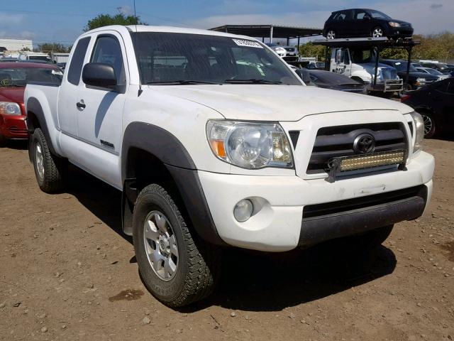 5TETU62N75Z050401 - 2005 TOYOTA TACOMA PRE WHITE photo 1