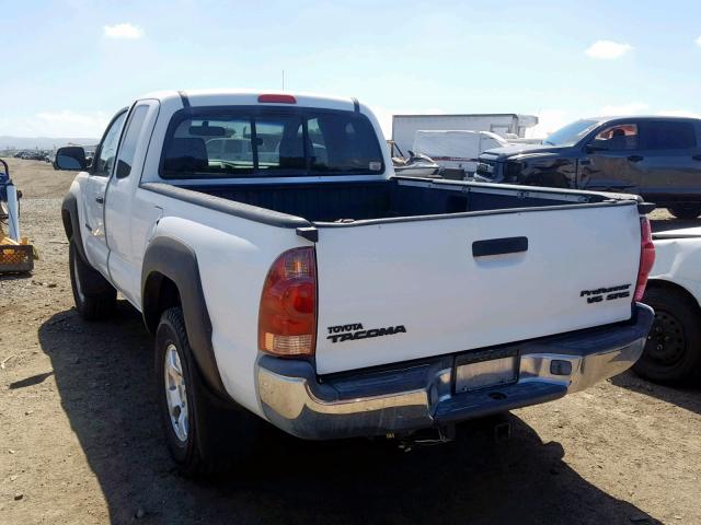 5TETU62N75Z050401 - 2005 TOYOTA TACOMA PRE WHITE photo 3