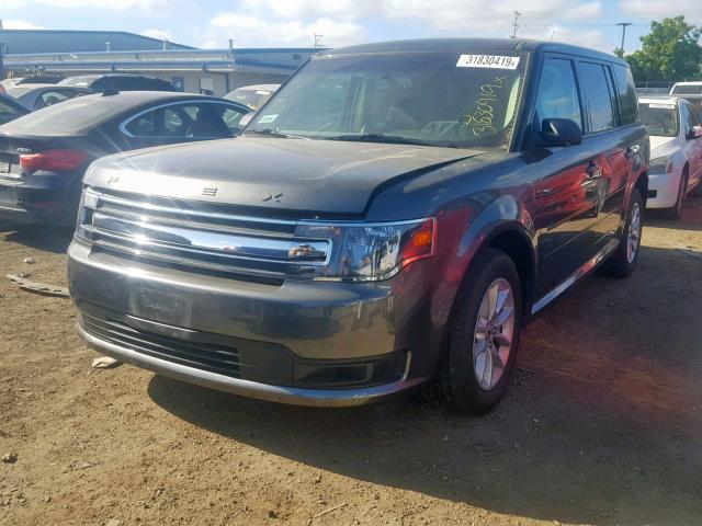 2FMGK5B8XJBA00883 - 2018 FORD FLEX SE CHARCOAL photo 2