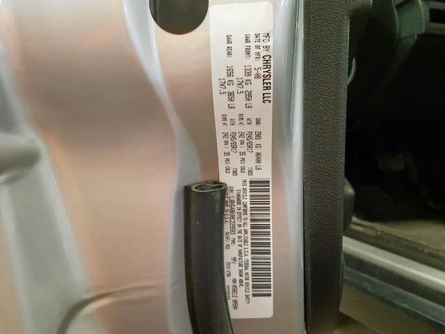 1J8HG48K08C229583 - 2008 JEEP COMMANDER 银色 照片 10