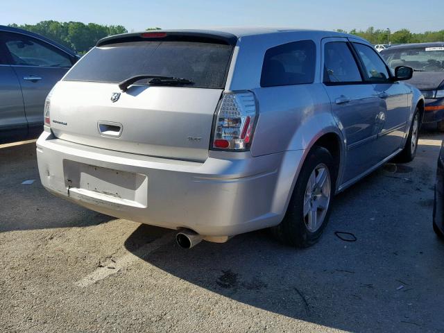 2D4FV47V26H166516 - 2006 DODGE MAGNUM SXT GRAY photo 4